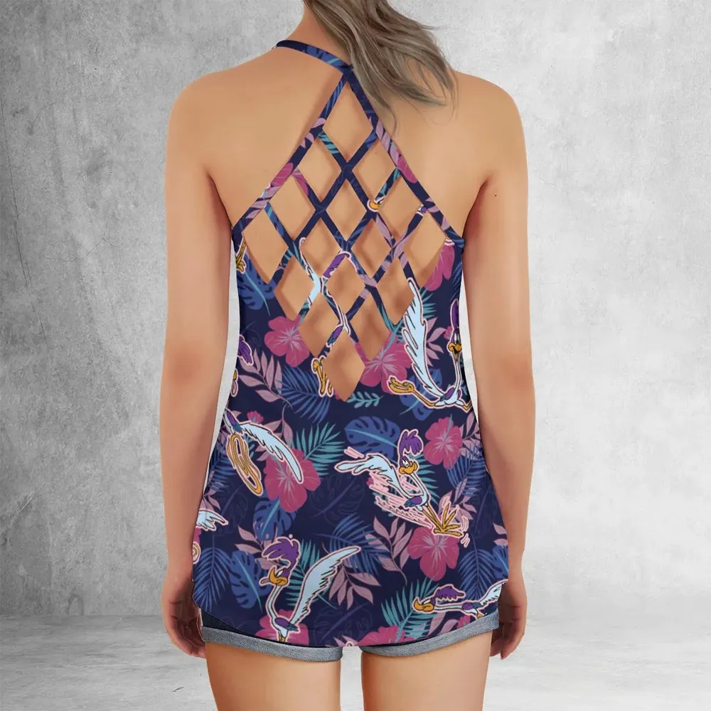 The Road Runner Criss Cross Tank Top - 3