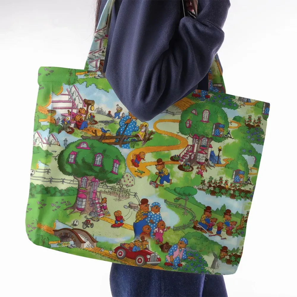 A Big Treehouse Berenstain Bears Large Tote Bag - 2
