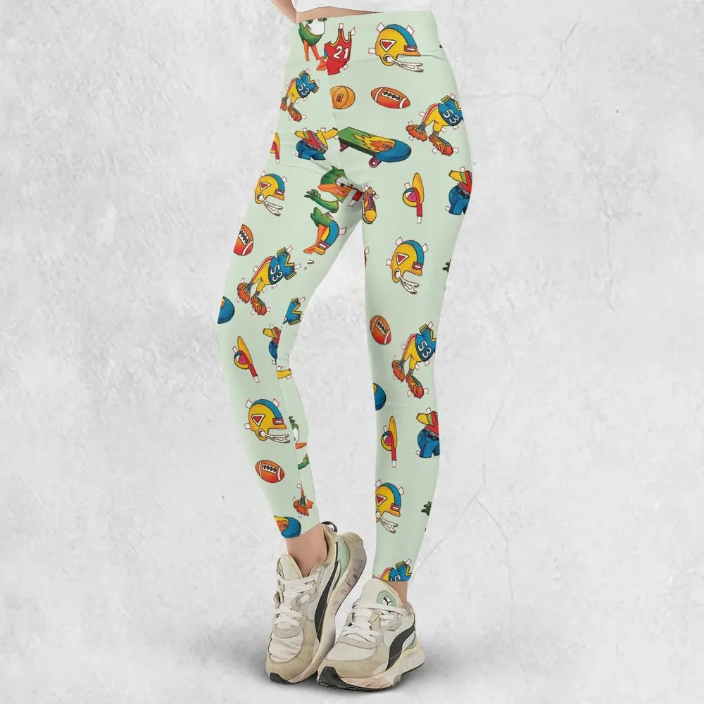 Plucky Duck Tiny Toon Adventures Legging - 2