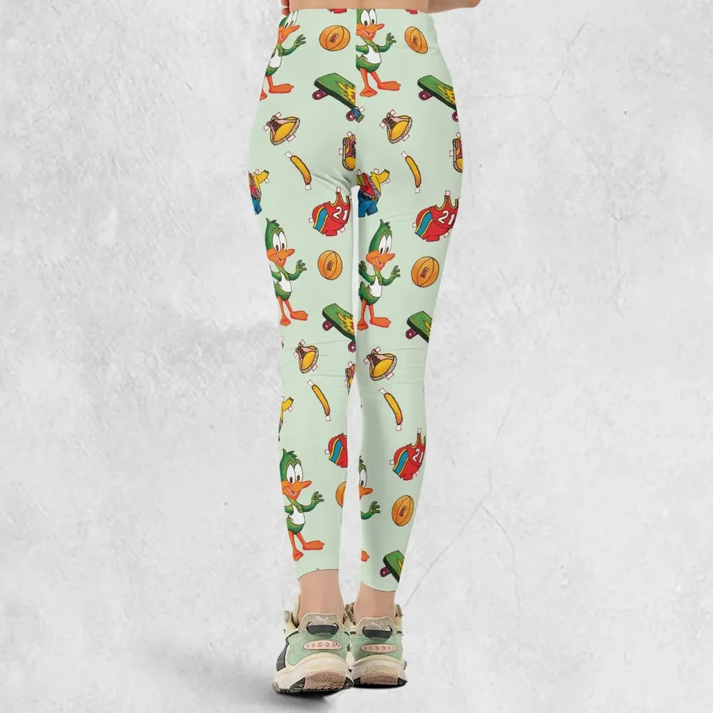 Plucky Duck Tiny Toon Adventures Legging - 3