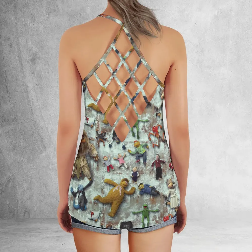 Together Again The Muppet Show Criss Cross Tank Top - 3