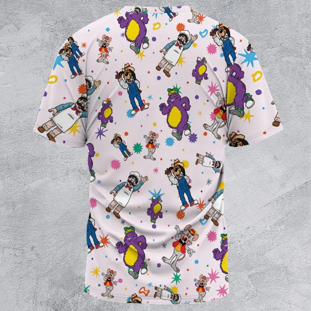 Cheezer Weezer Chuck E Cheese All-Over Print Unisex T-Shirt - 2