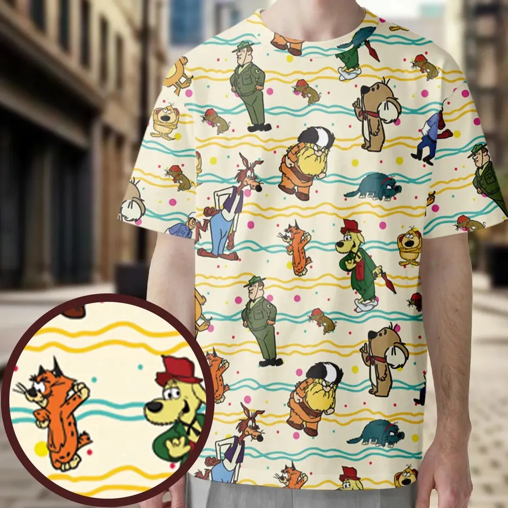 The Kwicky Koala Show All-Over Print Unisex T-Shirt - 3