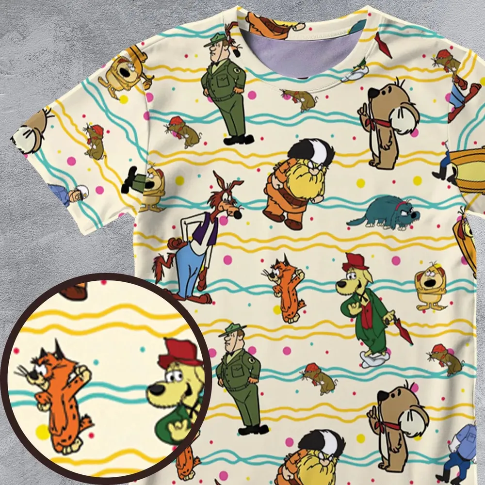 The Kwicky Koala Show All-Over Print Unisex T-Shirt - 4
