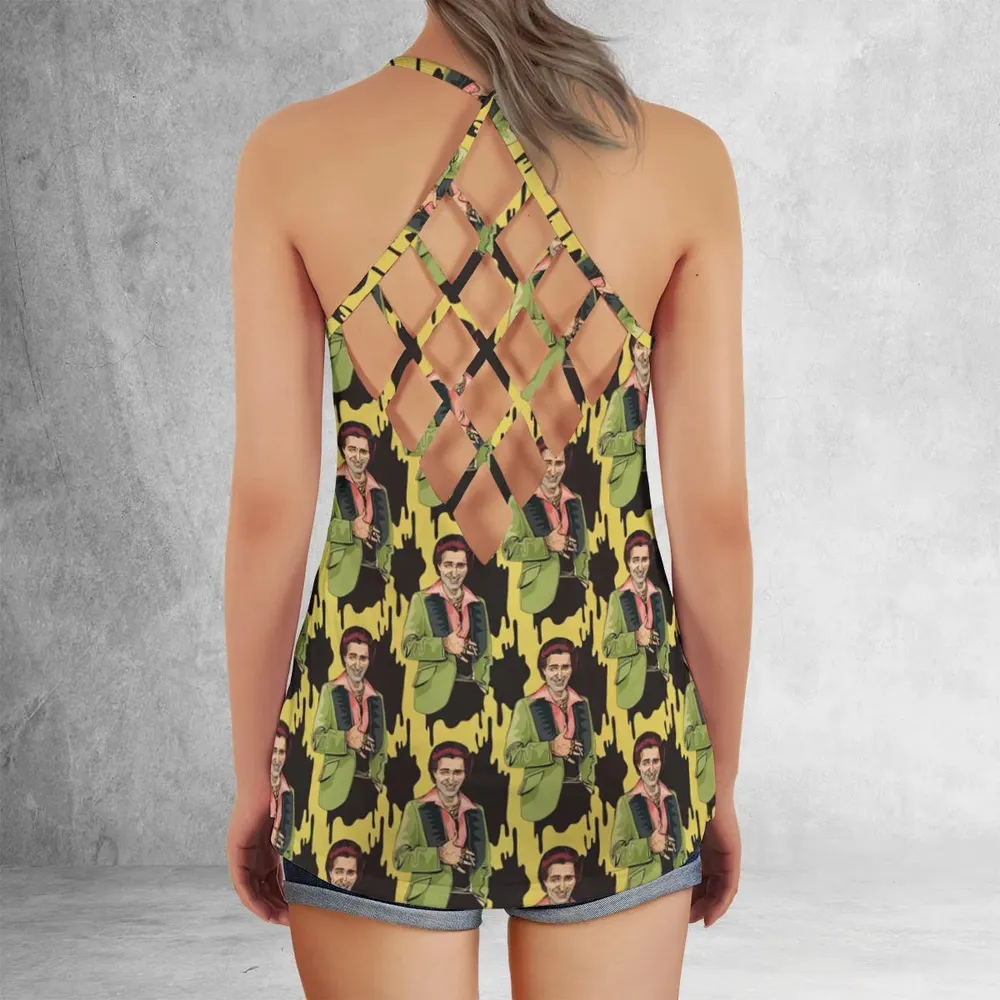 Bittman Drip Bobby Bittman Criss Cross Tank Top - 3