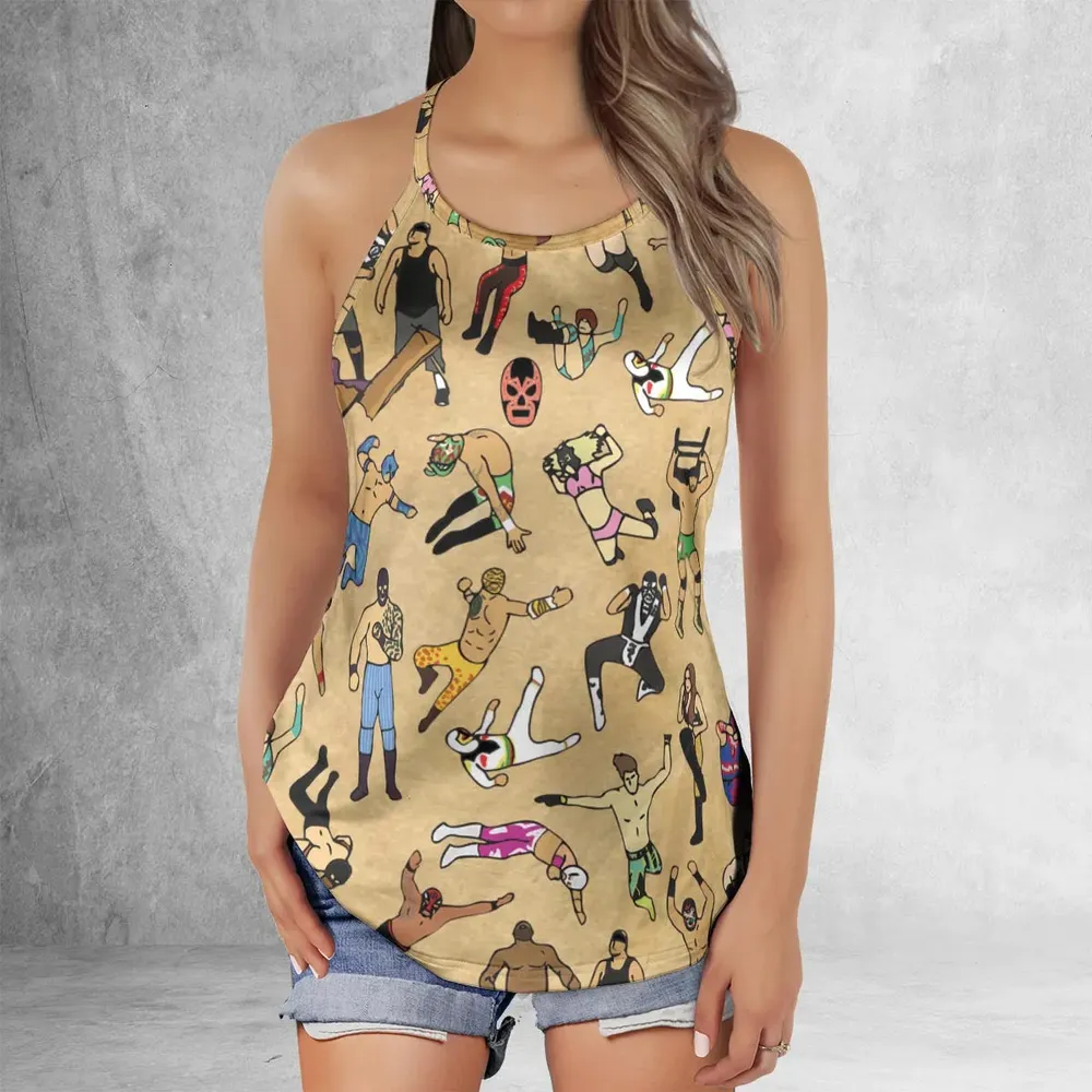 Lucha Undergound Criss Cross Tank Top - 2