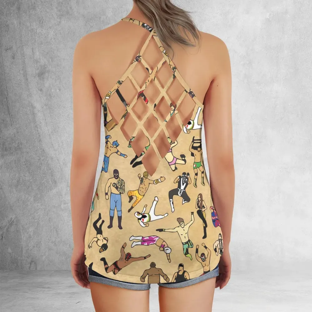 Lucha Undergound Criss Cross Tank Top - 3