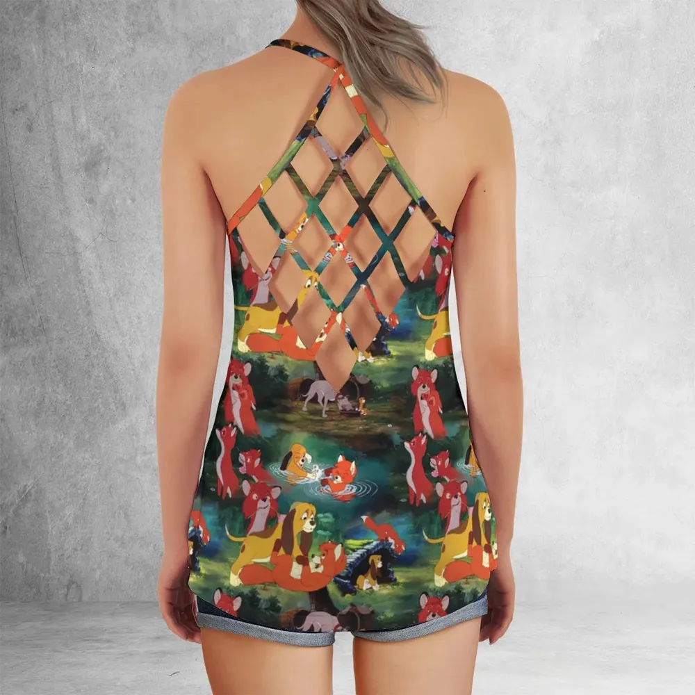 The Fox and the Hound Criss Cross Tank Top - 3