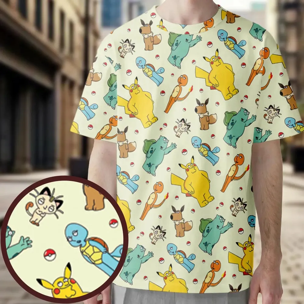 Family 'Mon Mashup All-Over Print Unisex T-Shirt - 3