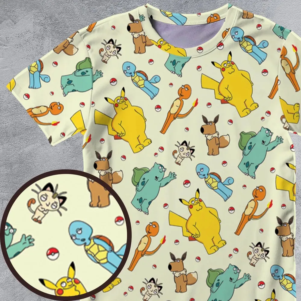 Family 'Mon Mashup All-Over Print Unisex T-Shirt - 4