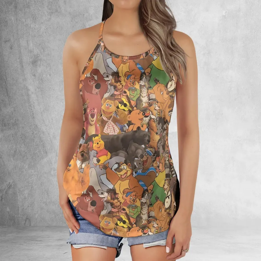 Bear Squad Criss Cross Tank Top - 2