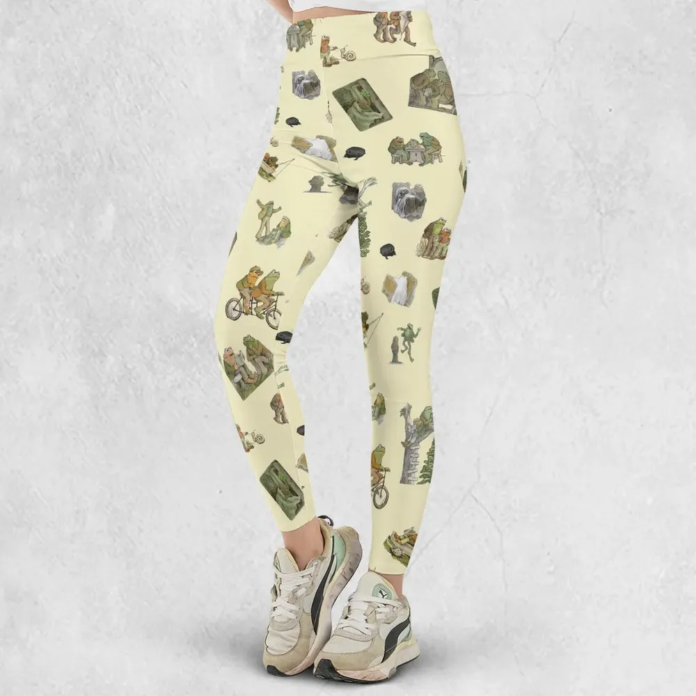 Frog and Toad Pattern Legging - 2