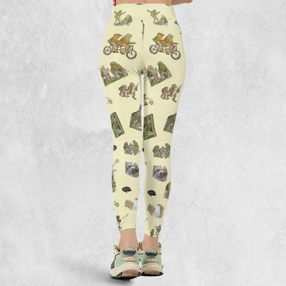 Frog and Toad Pattern Legging - 3