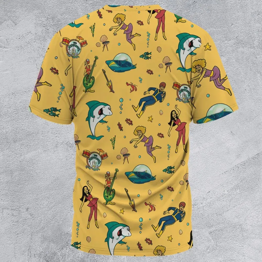 Undersea Style Jabberjaw All-Over Print Unisex T-Shirt - 2