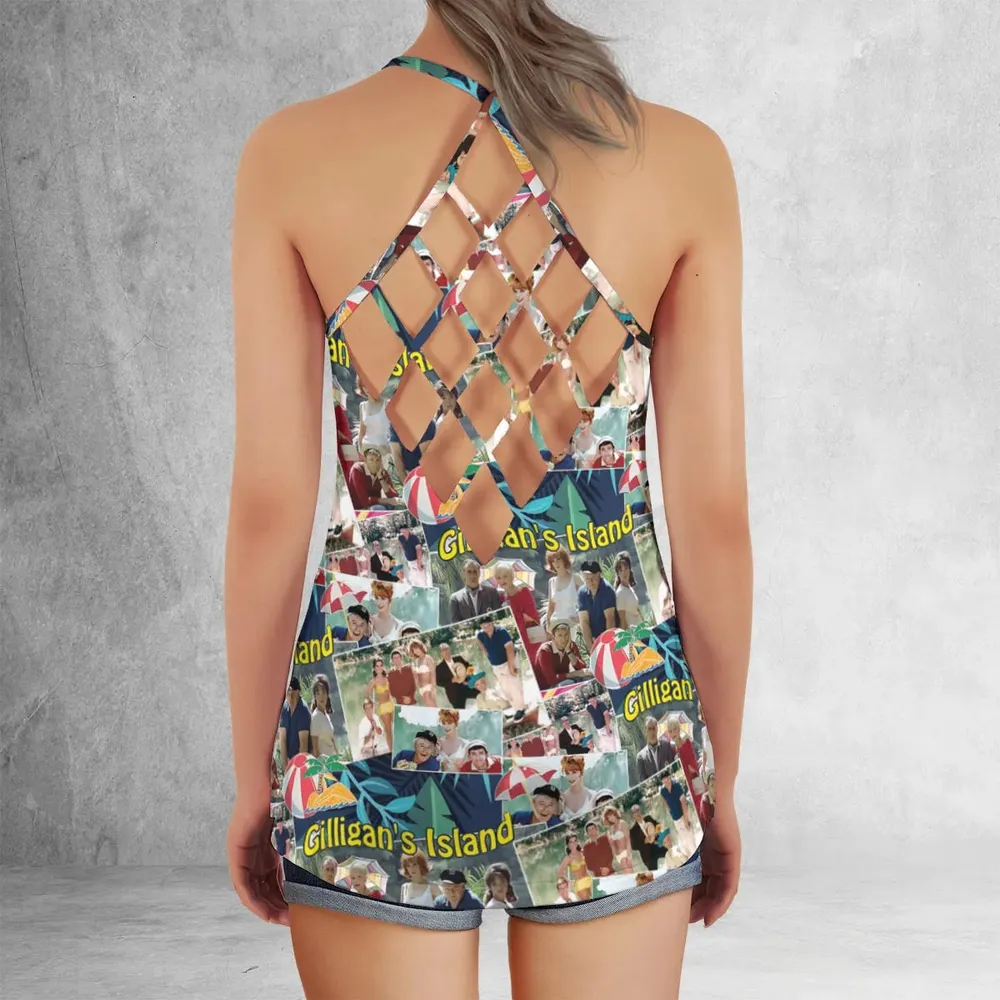 Island Time Gilligan's Island Criss Cross Tank Top - 3