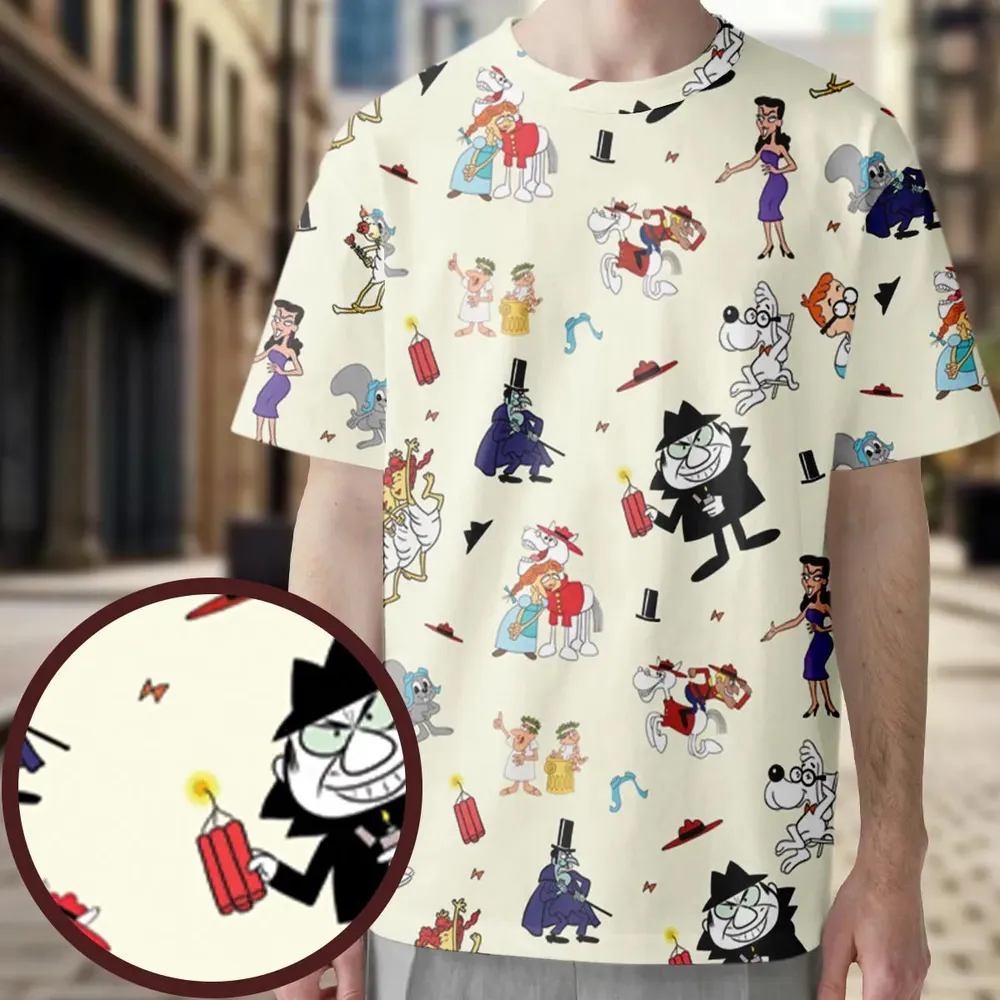 Bullwinkle’s Boss All-Over Print Unisex T-Shirt - 3