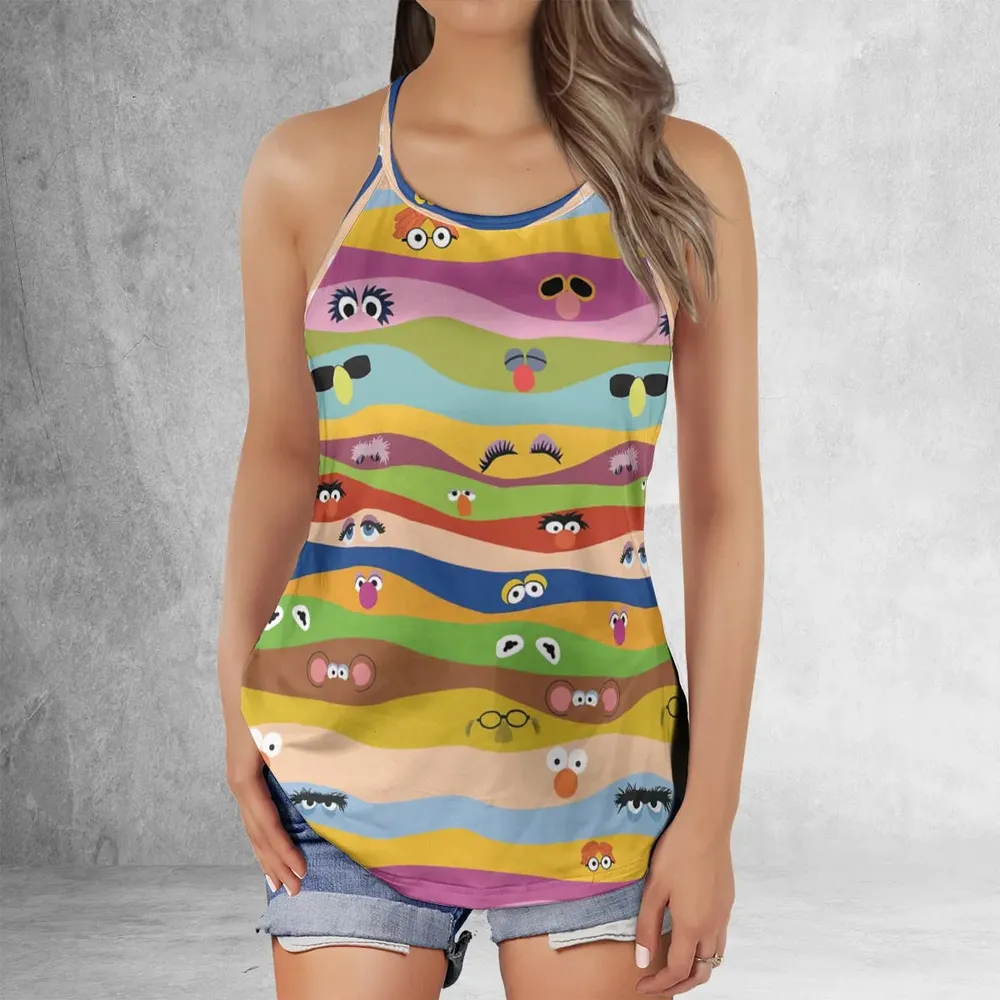 Eyes On Us The Muppet Show Criss Cross Tank Top - 2