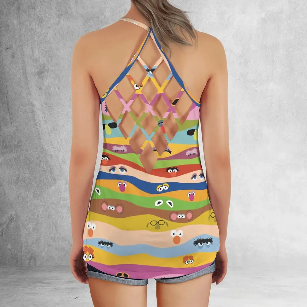 Eyes On Us The Muppet Show Criss Cross Tank Top - 3