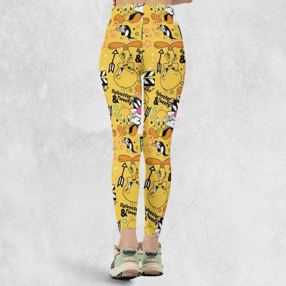 Cartoon Drip Looney Tunes Legging - 3