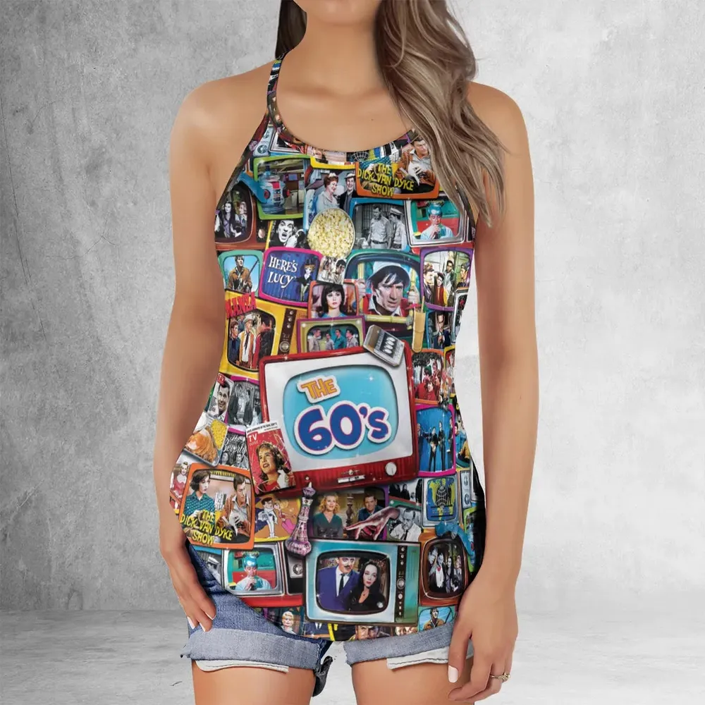 The 60s Classic TV Shows Criss Cross Tank Top - 2