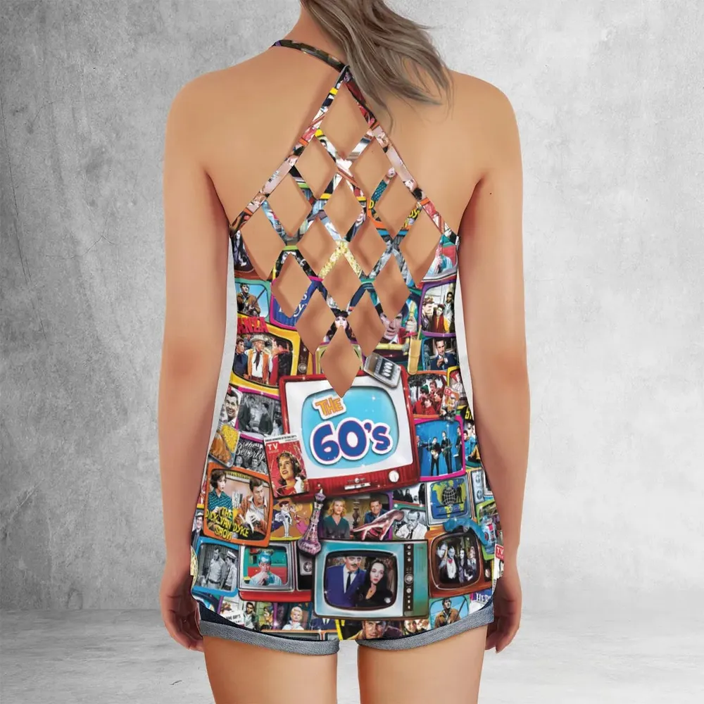 The 60s Classic TV Shows Criss Cross Tank Top - 3