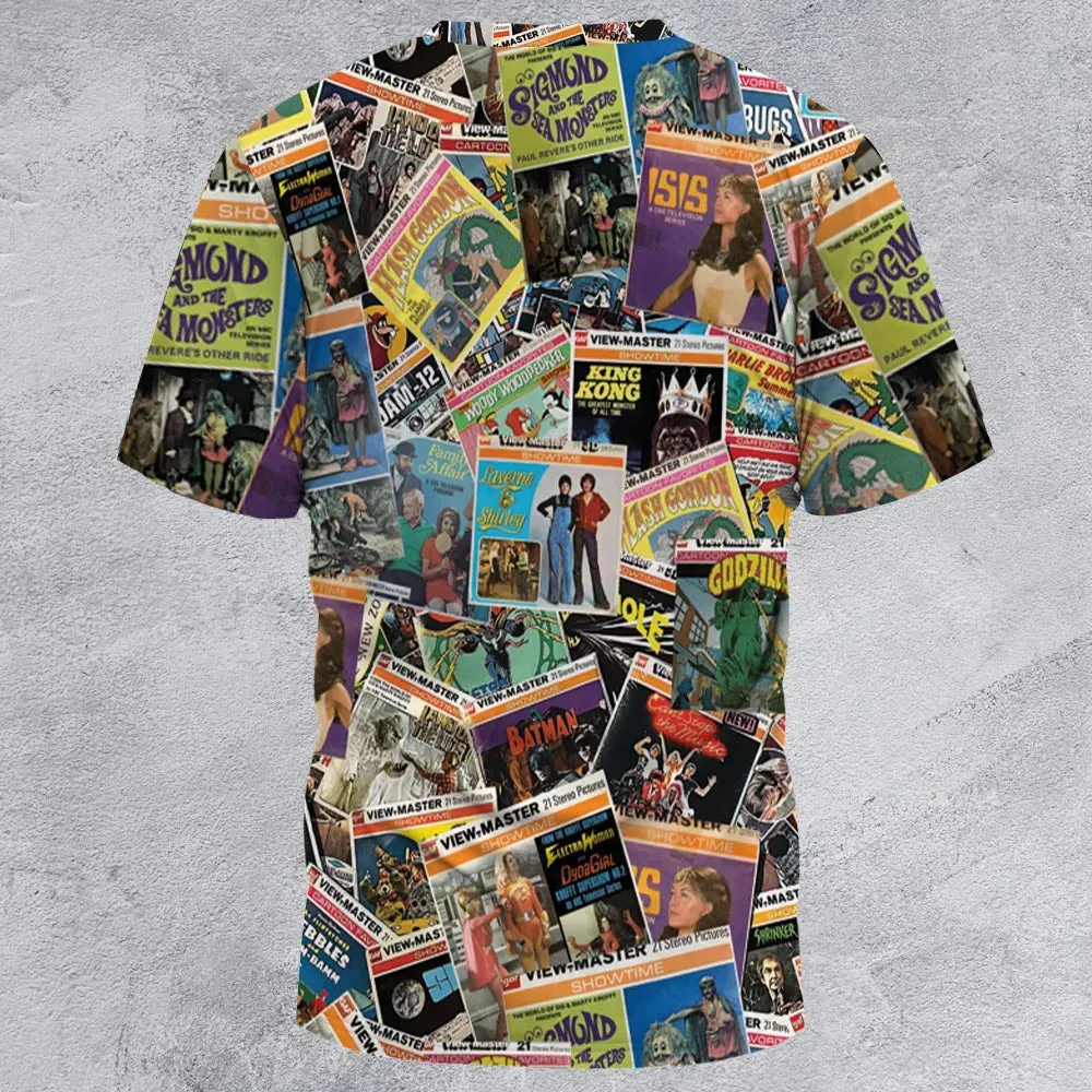 View-Master Collage All-Over Print Unisex T-Shirt - 2
