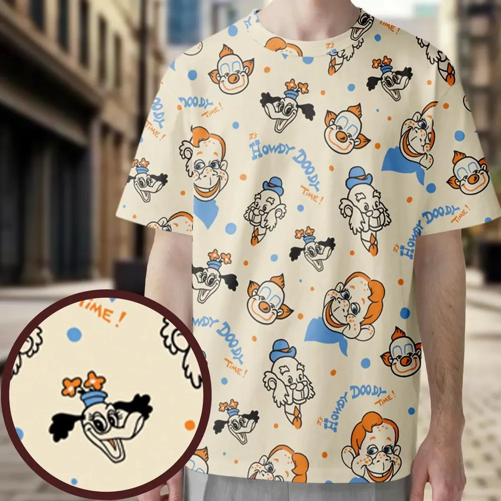The Howdy Doody TIme All-Over Print Unisex T-Shirt - 3