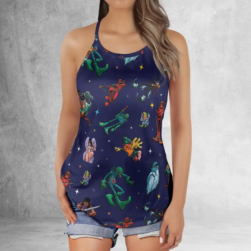 Wizard Characters Criss Cross Tank Top - 2