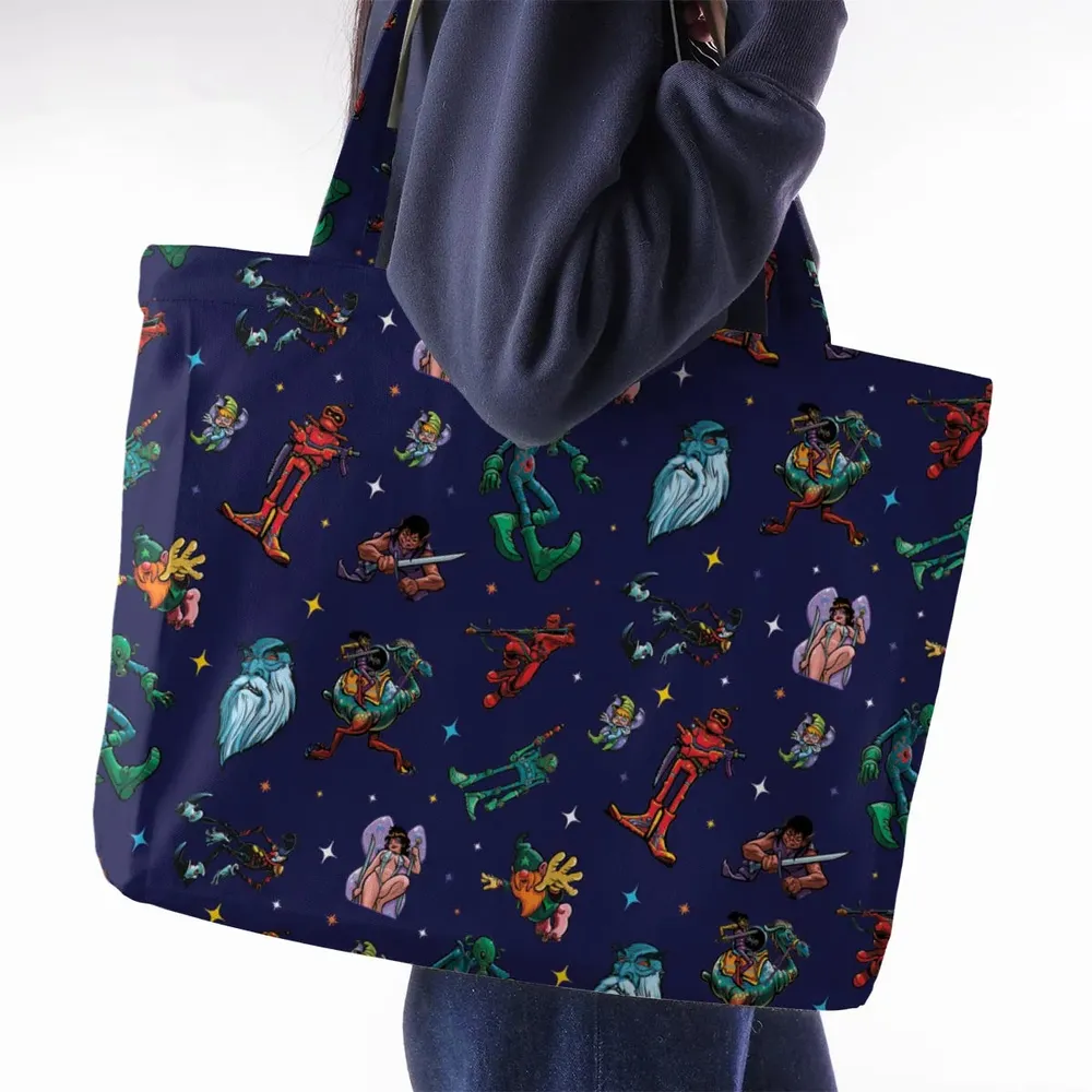 Wizard Characters Large Tote Bag - 2