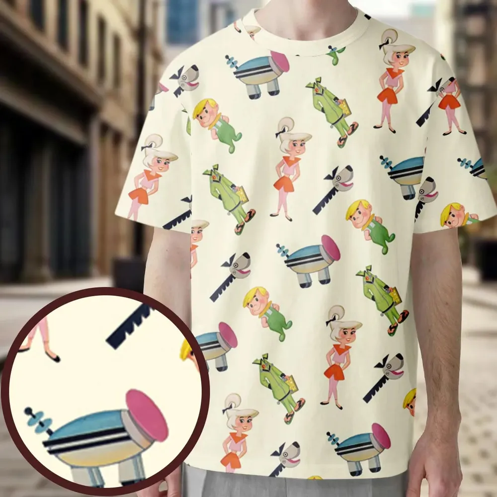 Toon Time The Jetsons All-Over Print Unisex T-Shirt - 3