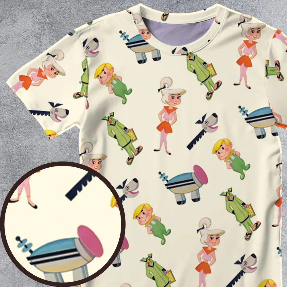 Toon Time The Jetsons All-Over Print Unisex T-Shirt - 4