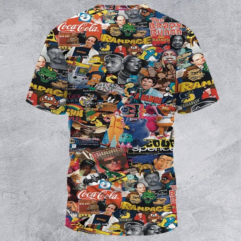 POP Culture All-Over Print Unisex T-Shirt - 2