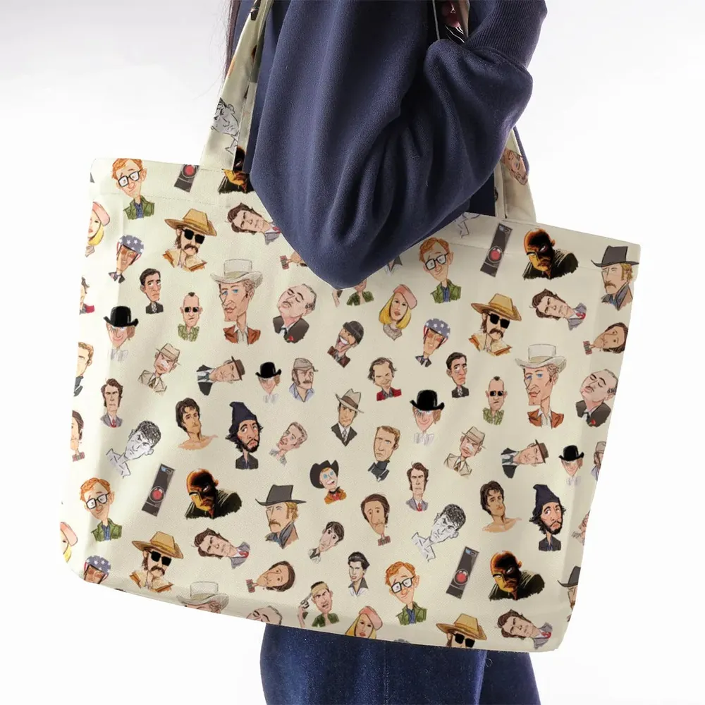 Easy Riders And Raging Bulls Characters Large Tote Bag - 2