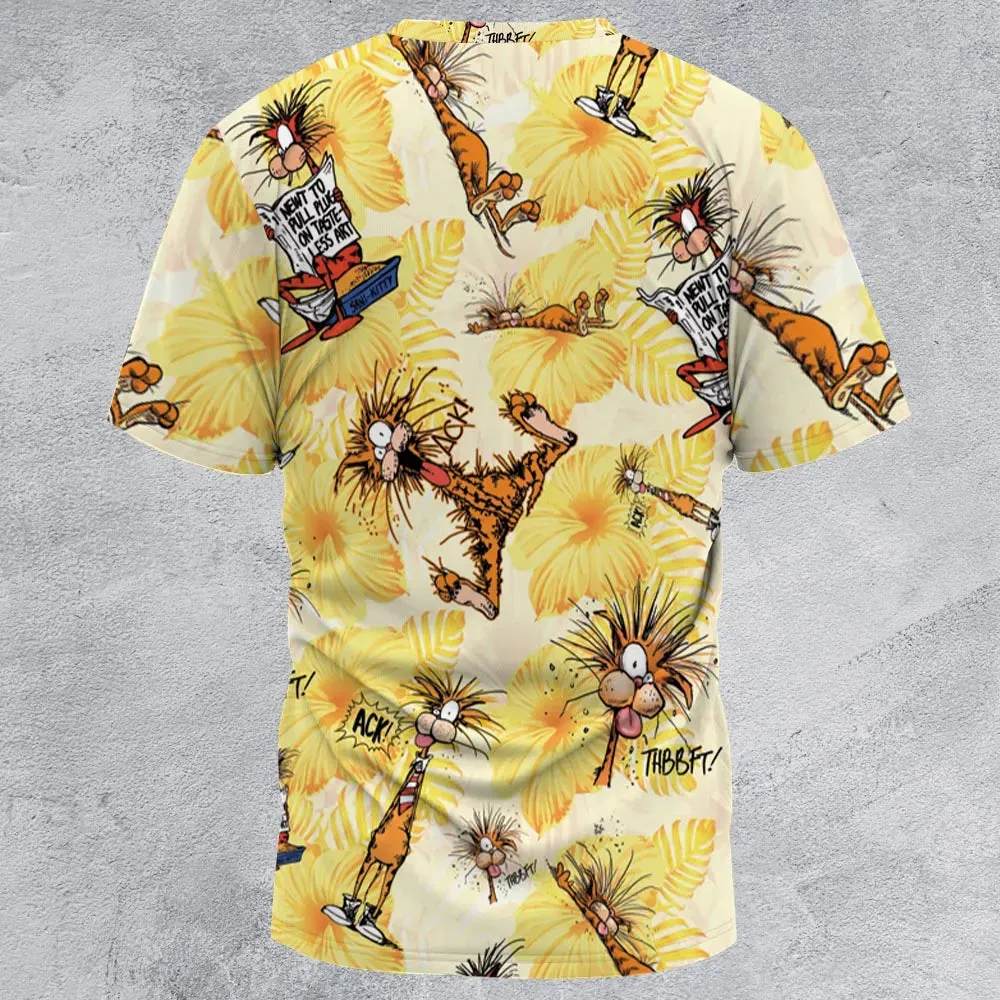 Bill The Cat Bloom County All-Over Print Unisex T-Shirt - 2