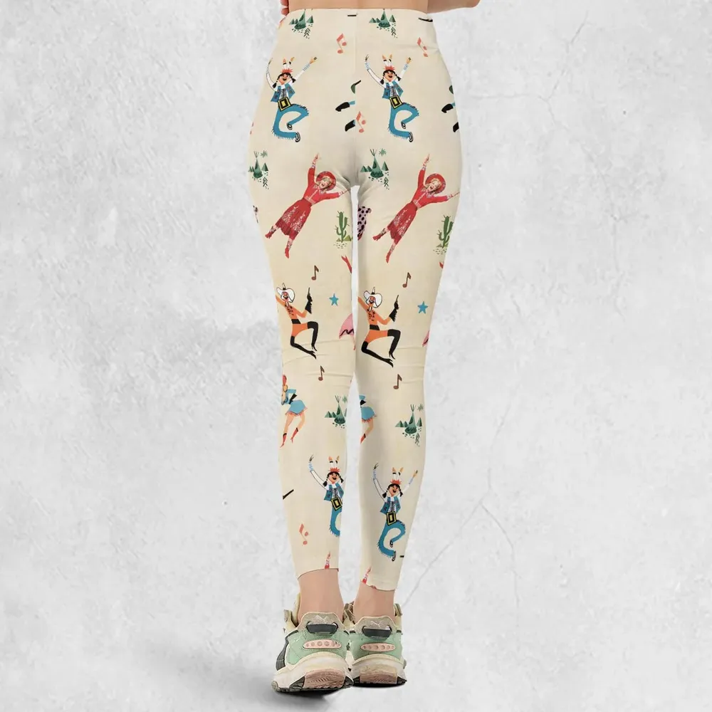 Annie Get Your Gun Characters Legging - 2
