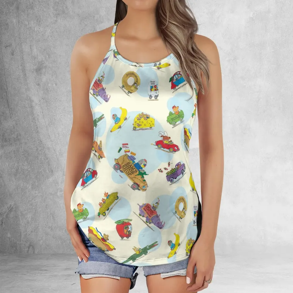 The Busy World of Richard Scarry Criss Cross Tank Top - 2