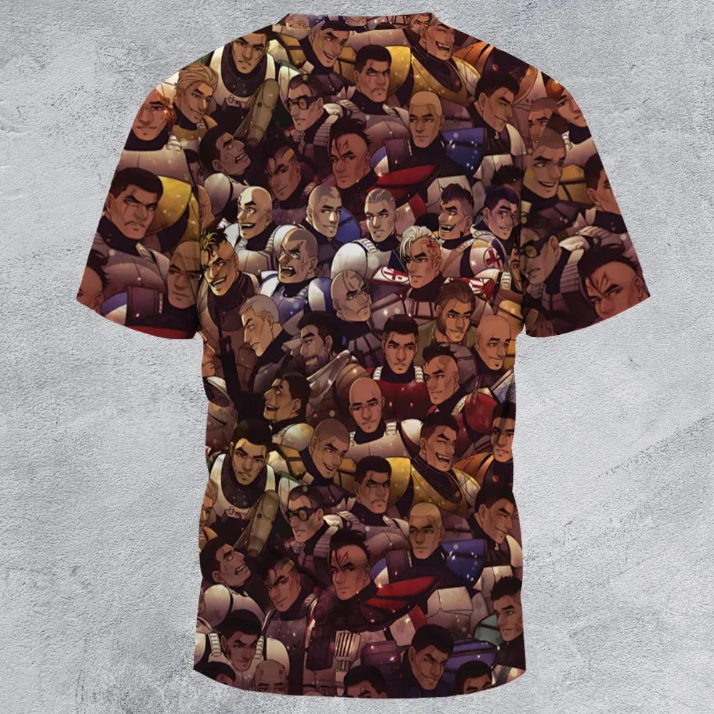Clones-only Star Wars All-Over Print Unisex T-Shirt - 2