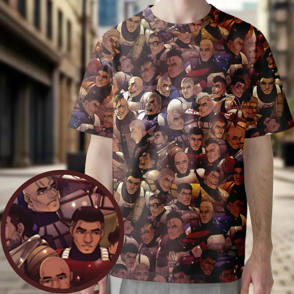 Clones-only Star Wars All-Over Print Unisex T-Shirt - 3