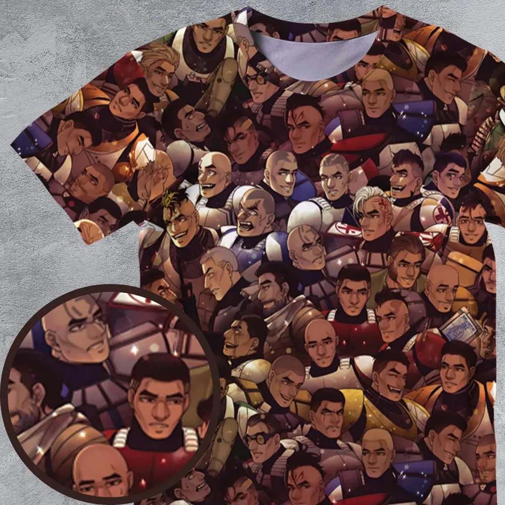 Clones-only Star Wars All-Over Print Unisex T-Shirt - 4