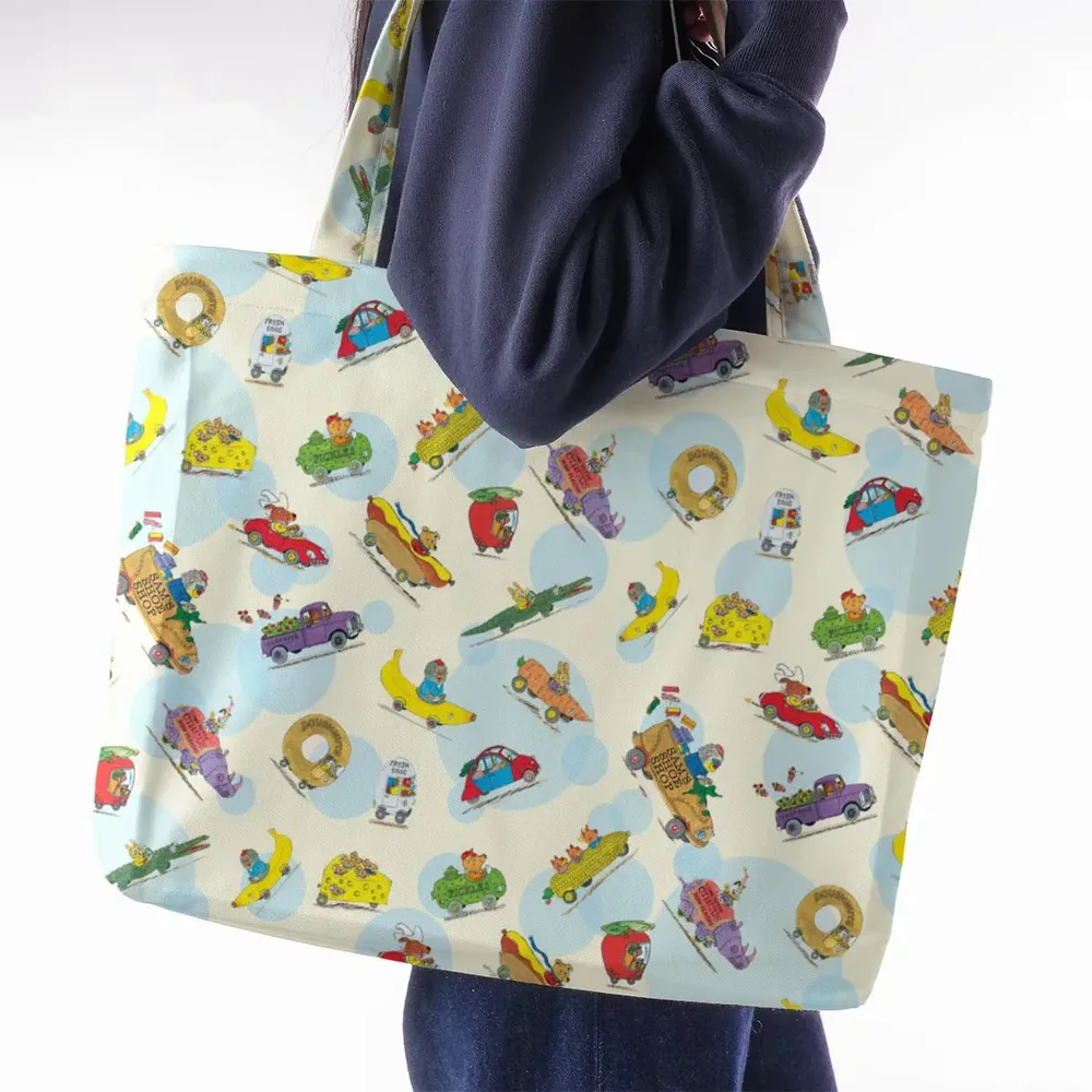 The Busy World of Richard Scarry Large Tote Bag - 2
