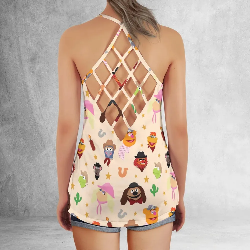 Western Life The Muppet Show Criss Cross Tank Top - 3