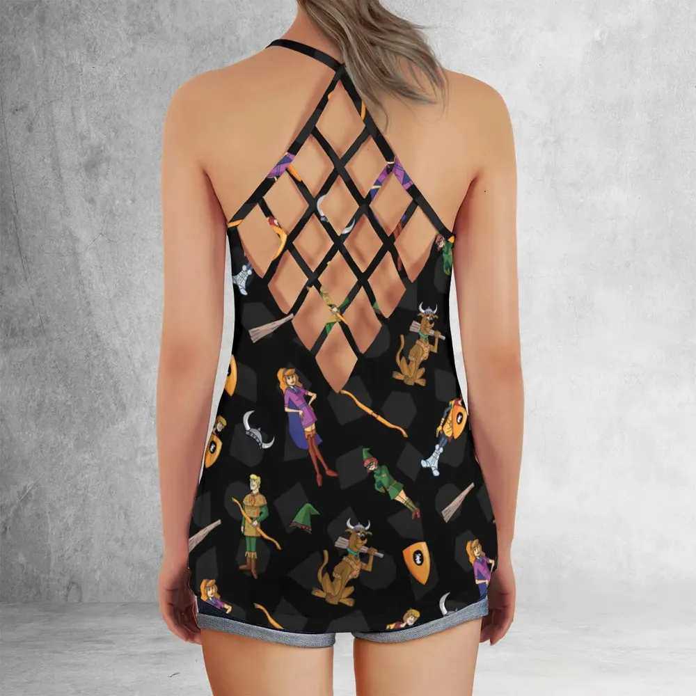 Dungeons & Mysteries Criss Cross Tank Top - 3
