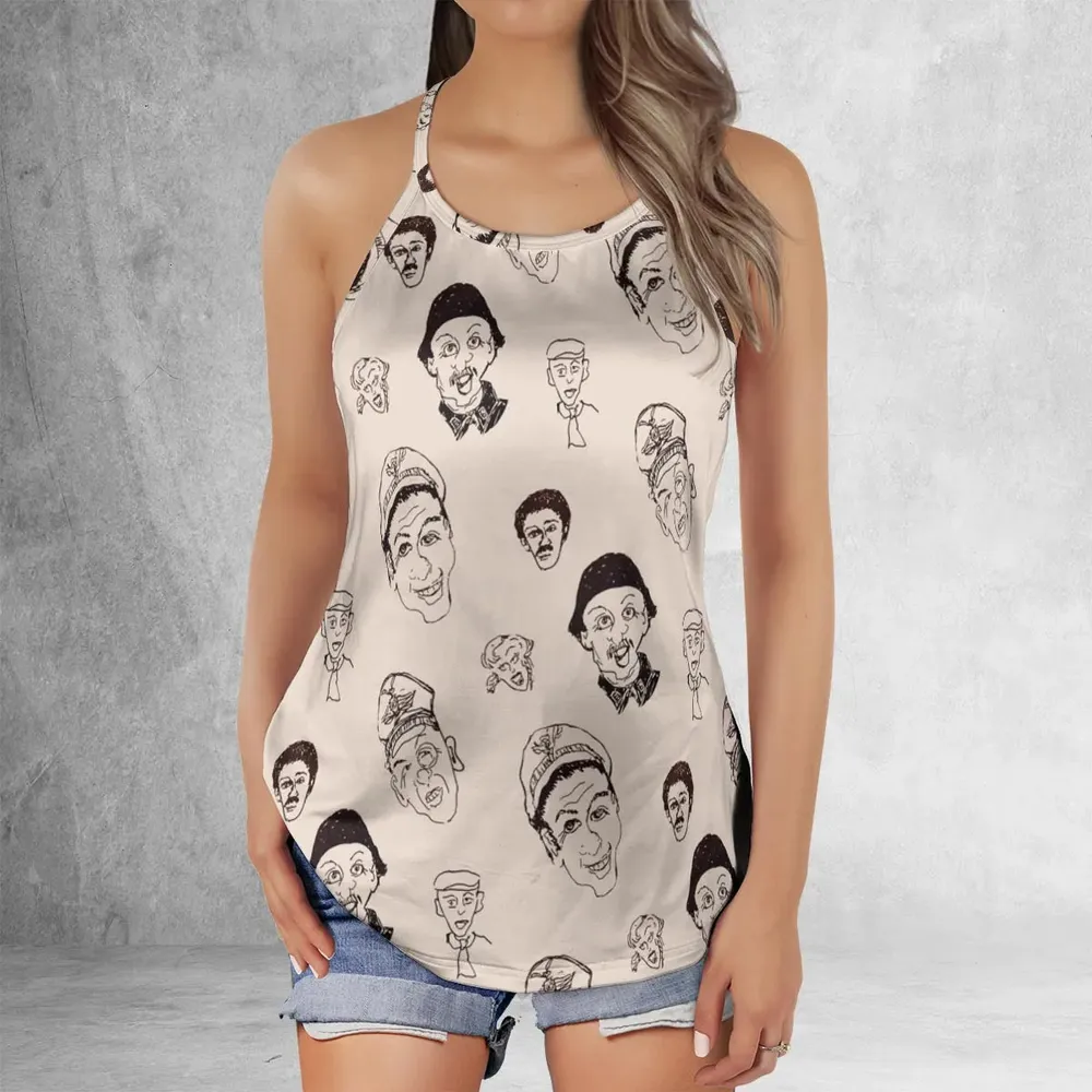 Retro Laughs Hogan's Heroes Criss Cross Tank Top - 2