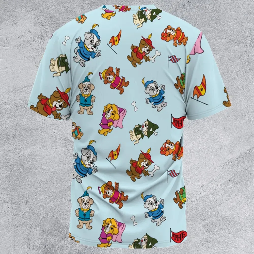 Pup Power The Biskitts All-Over Print Unisex T-Shirt - 2