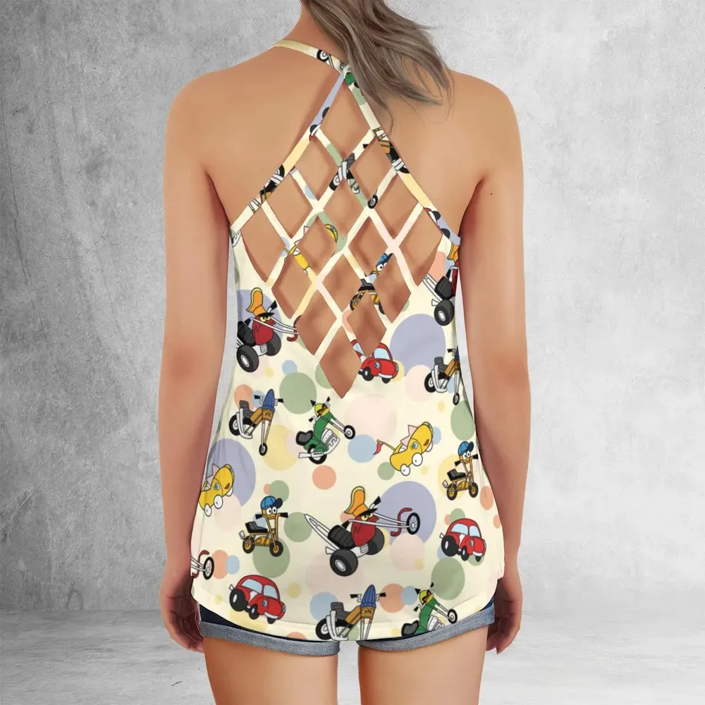 Wheelie and the Chopper Bunch Criss Cross Tank Top - 3