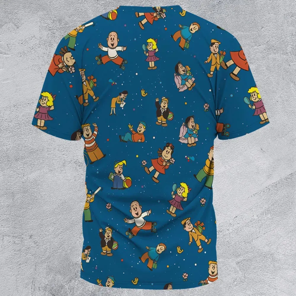 Cartoon Throwback The Little Lulu Show All-Over Print Unisex T-Shirt - 2
