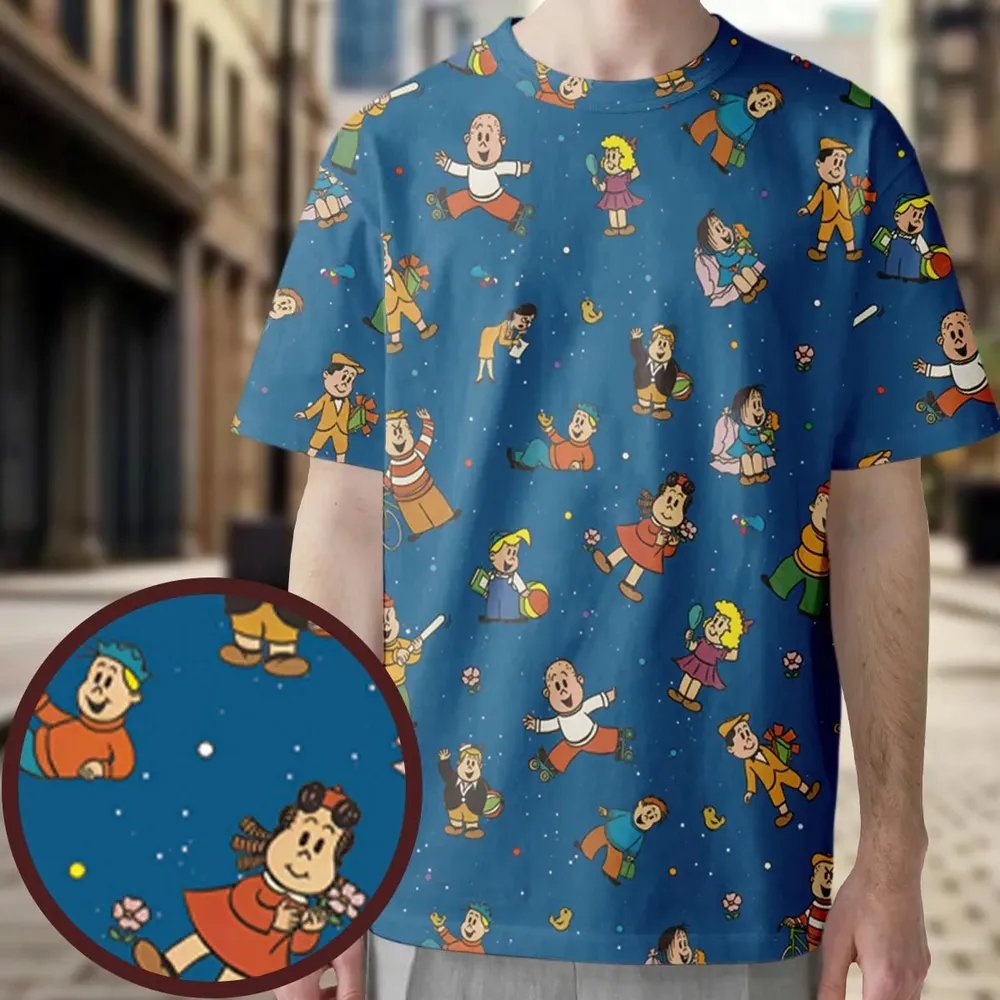 Cartoon Throwback The Little Lulu Show All-Over Print Unisex T-Shirt - 3
