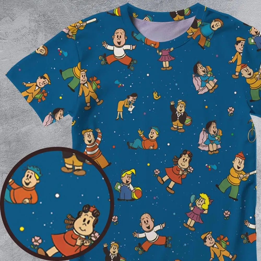 Cartoon Throwback The Little Lulu Show All-Over Print Unisex T-Shirt - 4