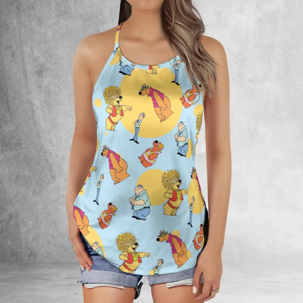 Help!... It's the Hair Bear Bunch! Criss Cross Tank Top - 2