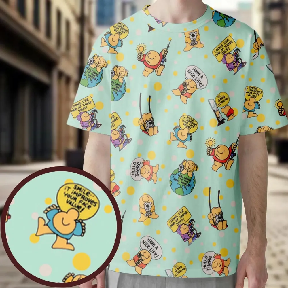 Hullo There Ziggy All-Over Print Unisex T-Shirt - 3